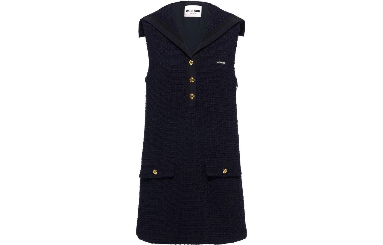 MIU MIU Sleeveless Dresses Women's Blue