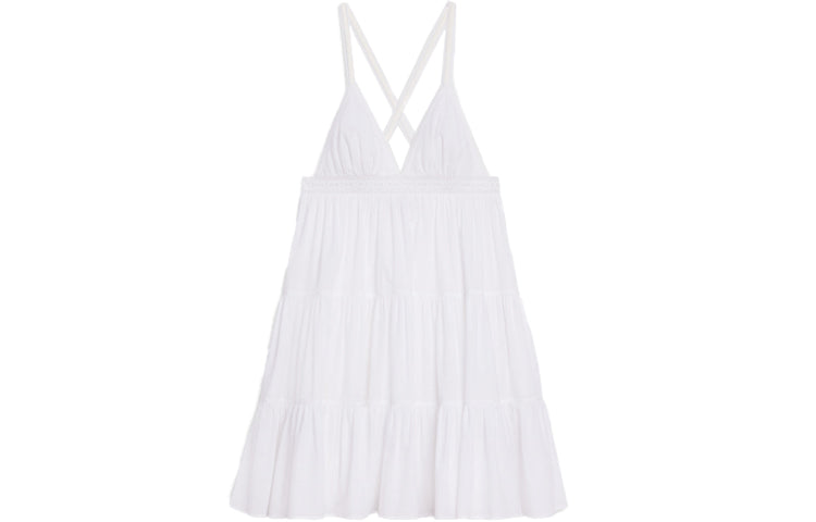 CELINE FW22 Sleeveless Dress Women's White