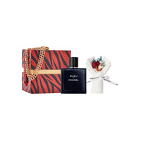 CHANEL Red Pattern Box Fragrance Sets Eau De Toilette Eau De Parfum 50ml/100ml/150ml+Bouquet