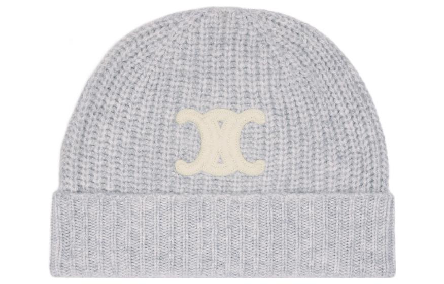 CELINE Beanies Women's Light Gray