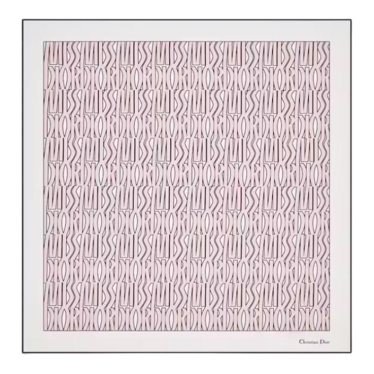 DIOR Silk Headwraps Women's Purple