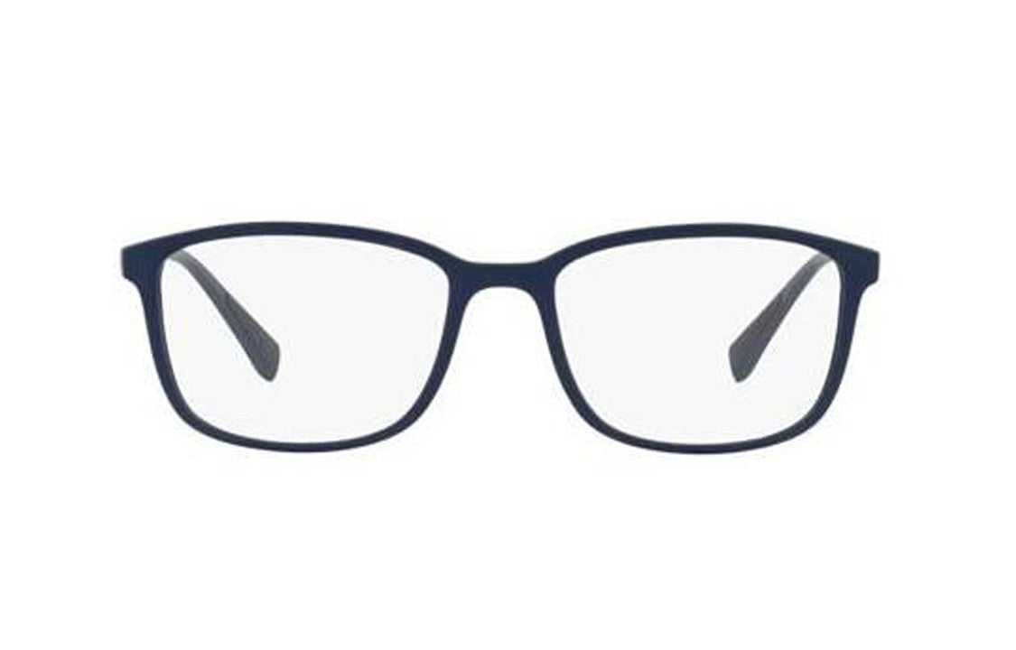 PRADA Eyeglass Frames Men Dark Blue