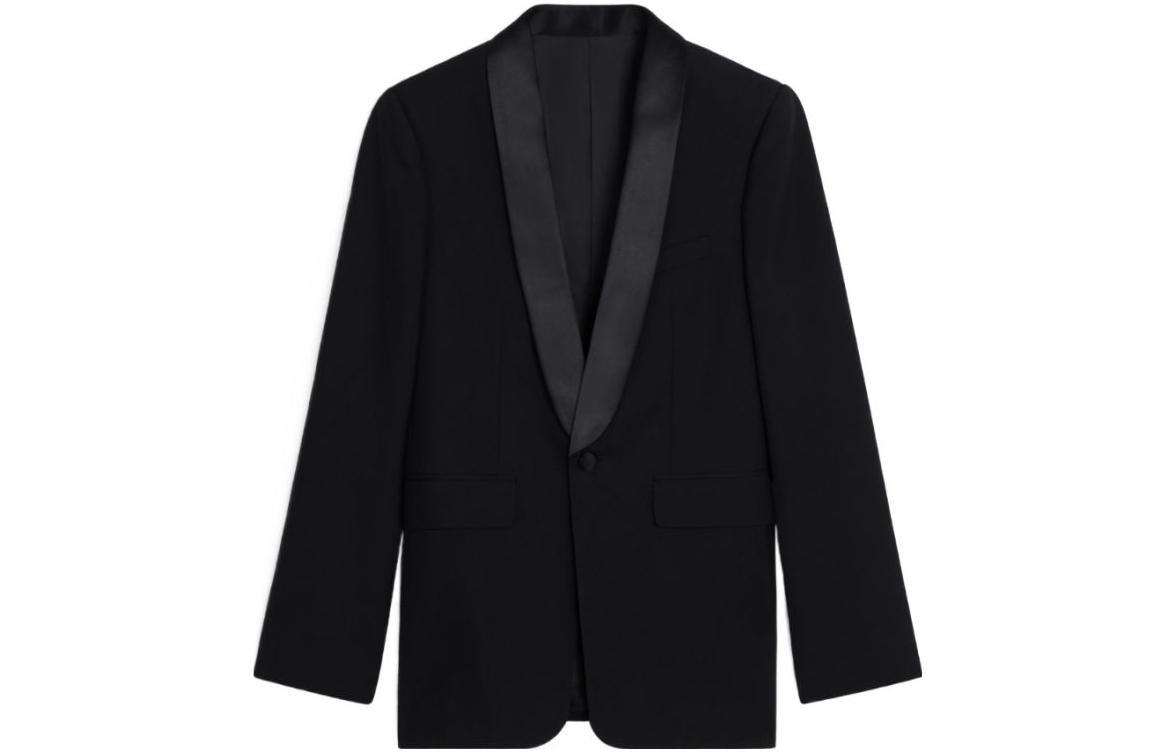 CELINE Single Breasted V Neck Jacket