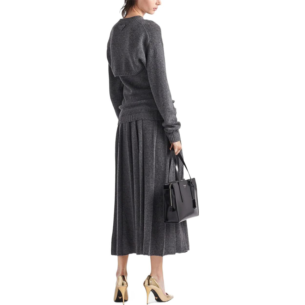 PRADA Cropped Cashmere Jumper