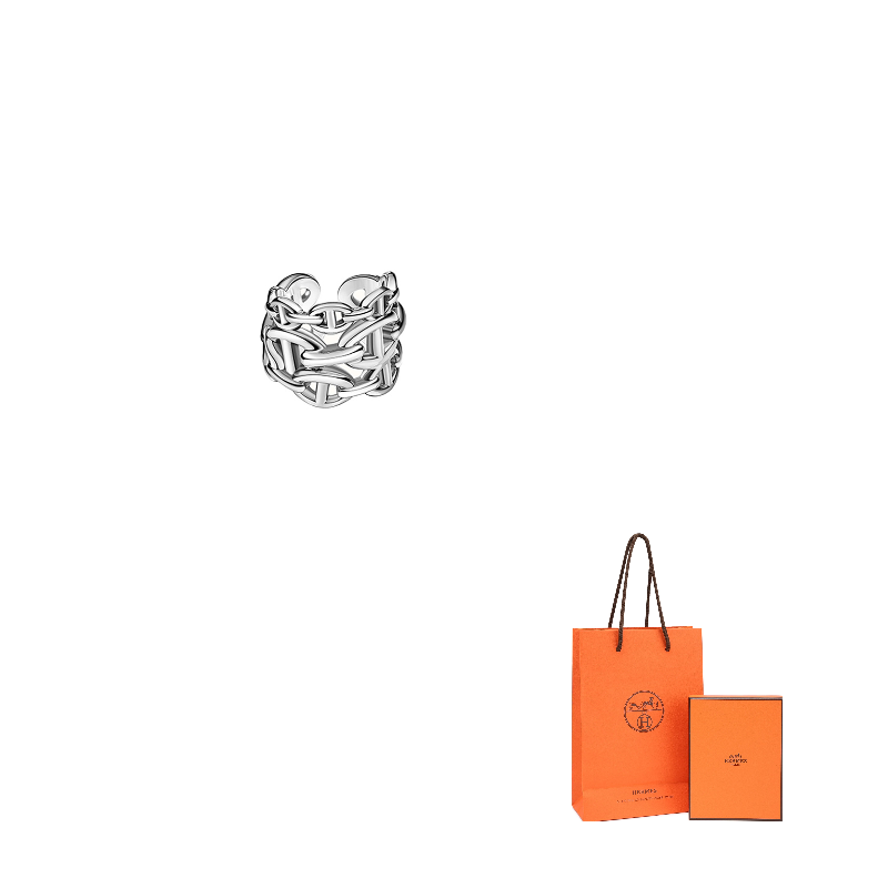 HERMES 925 Sterling Silver Rings Women's