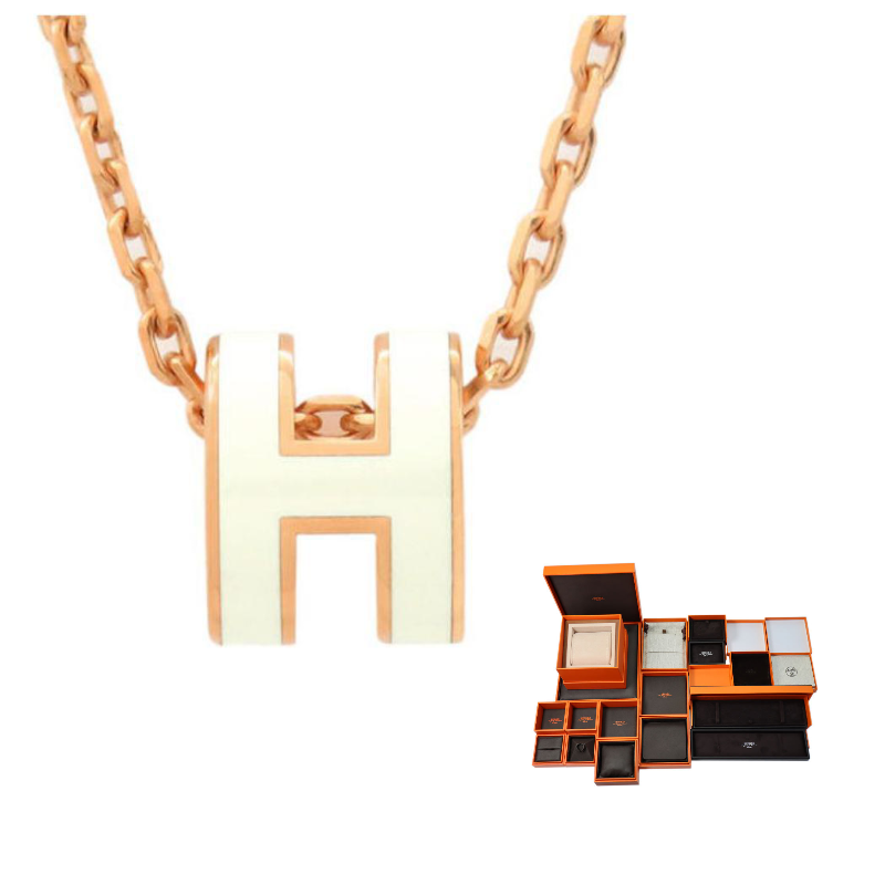 HERMES - Necklaces Women's Gold/Green