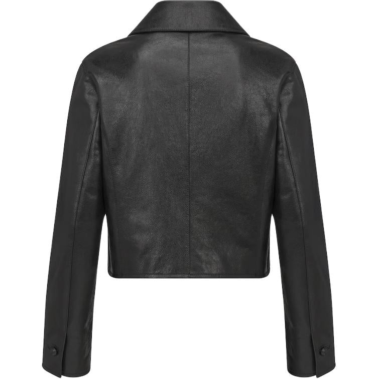 DIOR Leather Jacket Women's Black