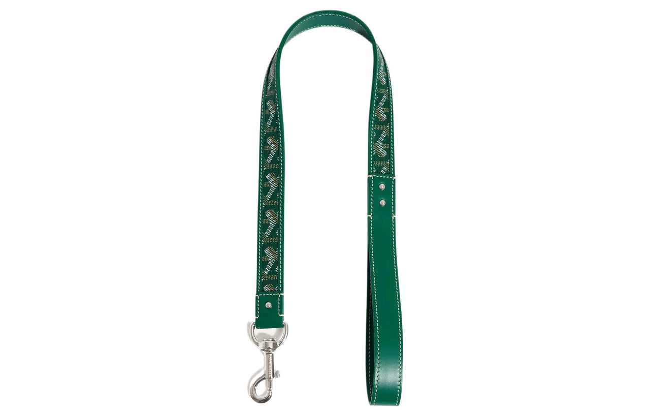 GOYARD Goyardine Canvas With Vauzelles Calfskin Dog's Teeth Bag Straps Unisex Green