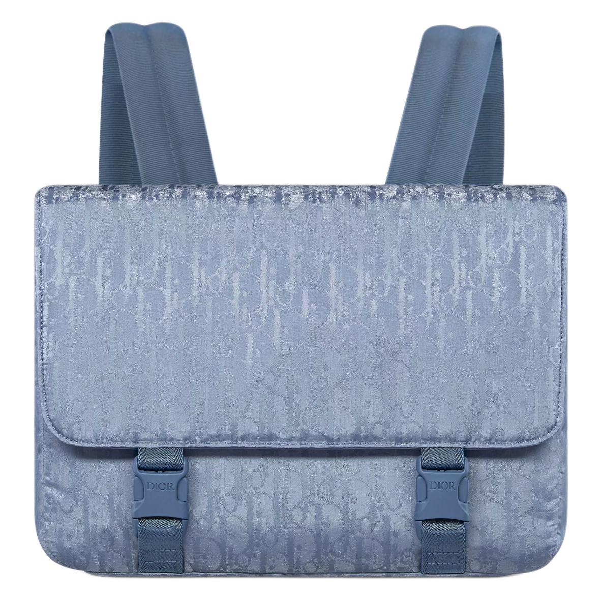 DIOR Polyamide Backpack Kids' Gray Blue