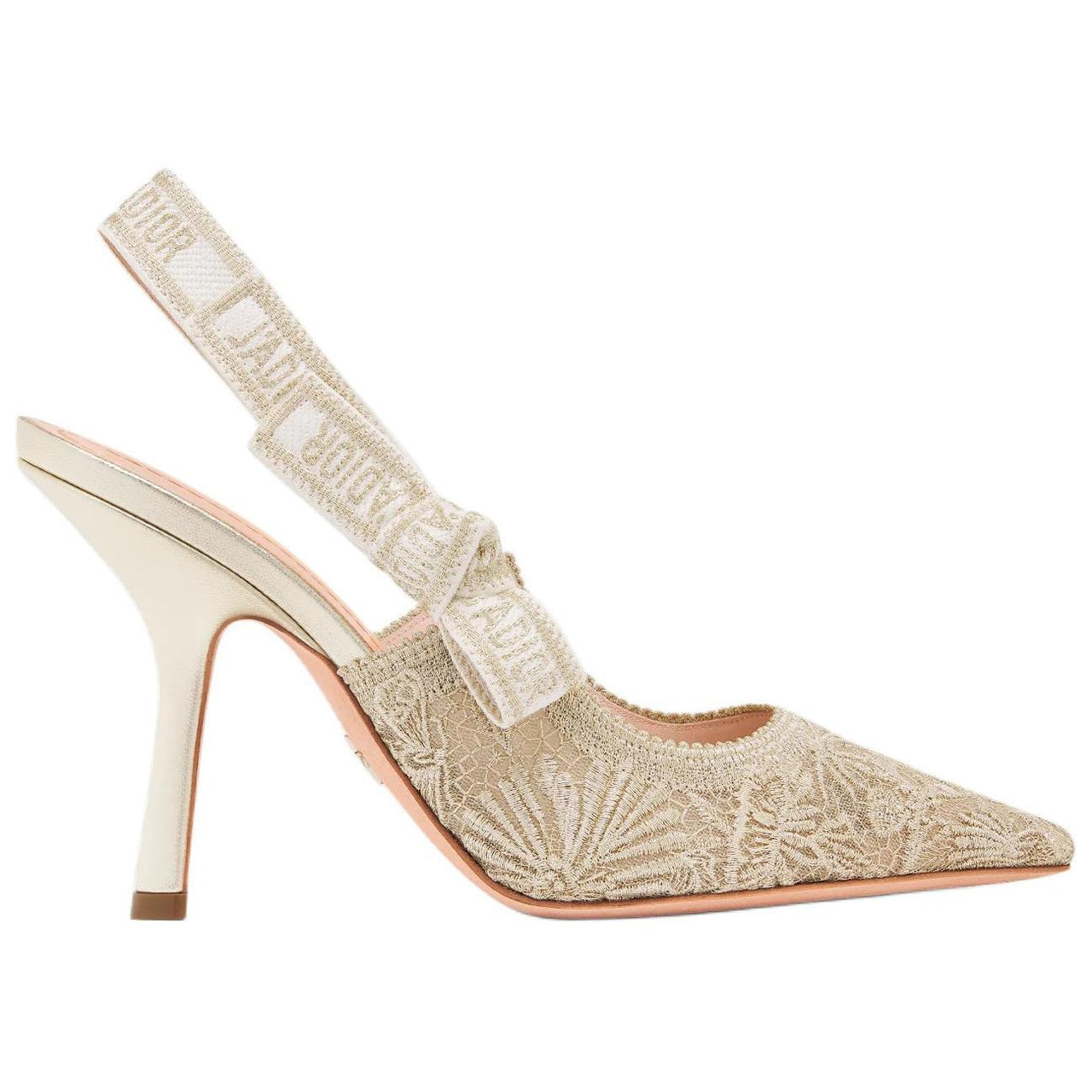 DIOR J'Adior Slim Heel High Heels 10cm Women's Beige