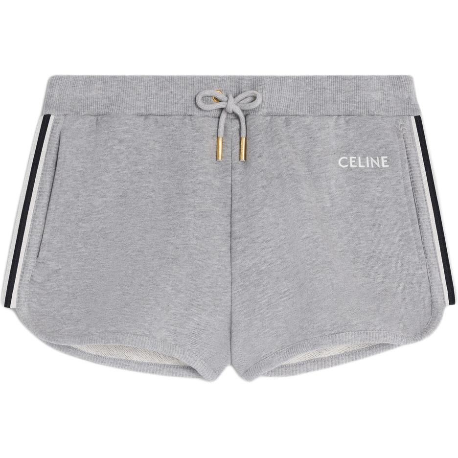 CELINE Mini Jogger Shorts In Cotton Fleece
