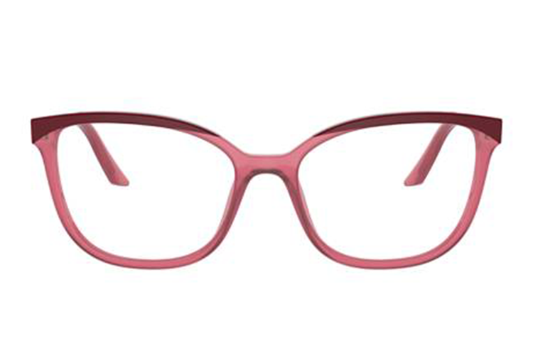 PRADA Eyeglass Frames Women's Red