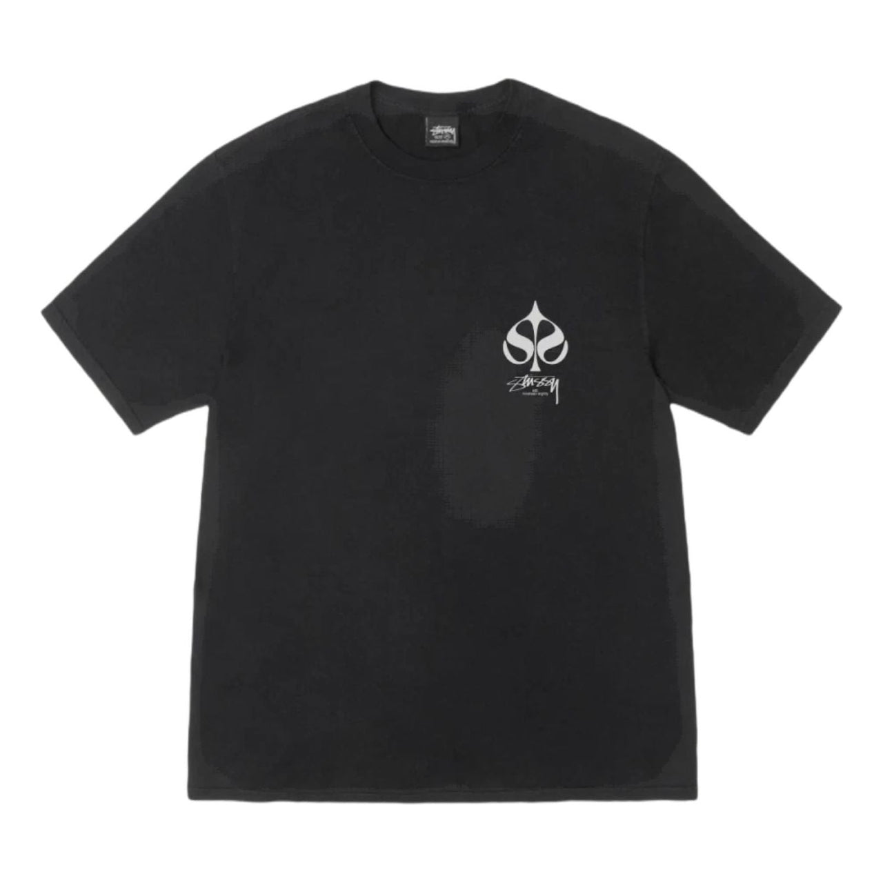 Stussy Spade Pigment Dyed T-Shirt 'Black' 1905156-BLK