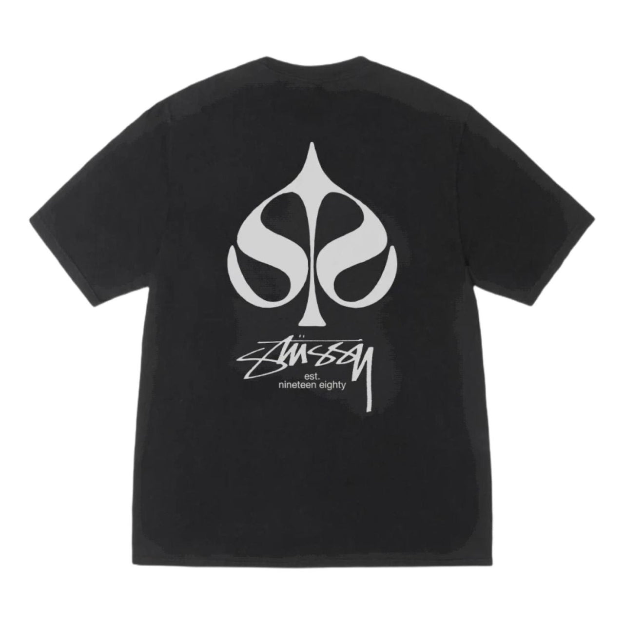 Stussy Spade Pigment Dyed T-Shirt 'Black' 1905156-BLK