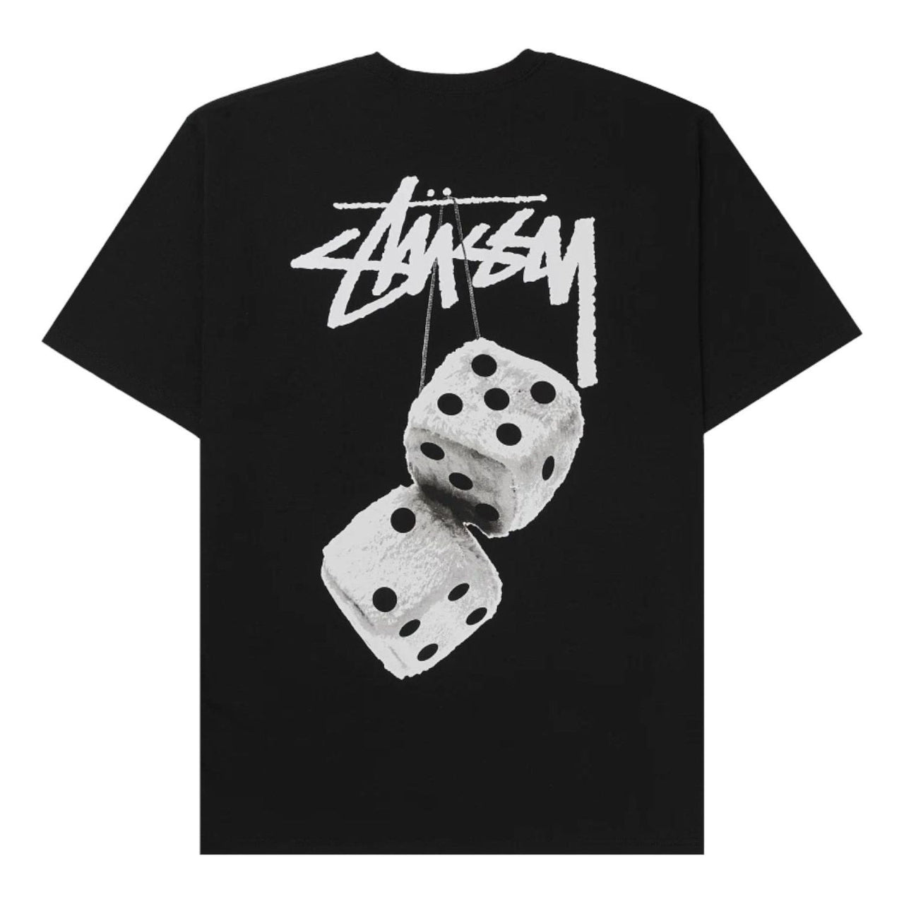 Stussy Fuzzy Dice T-shirt 'Black' 1904765-BLK