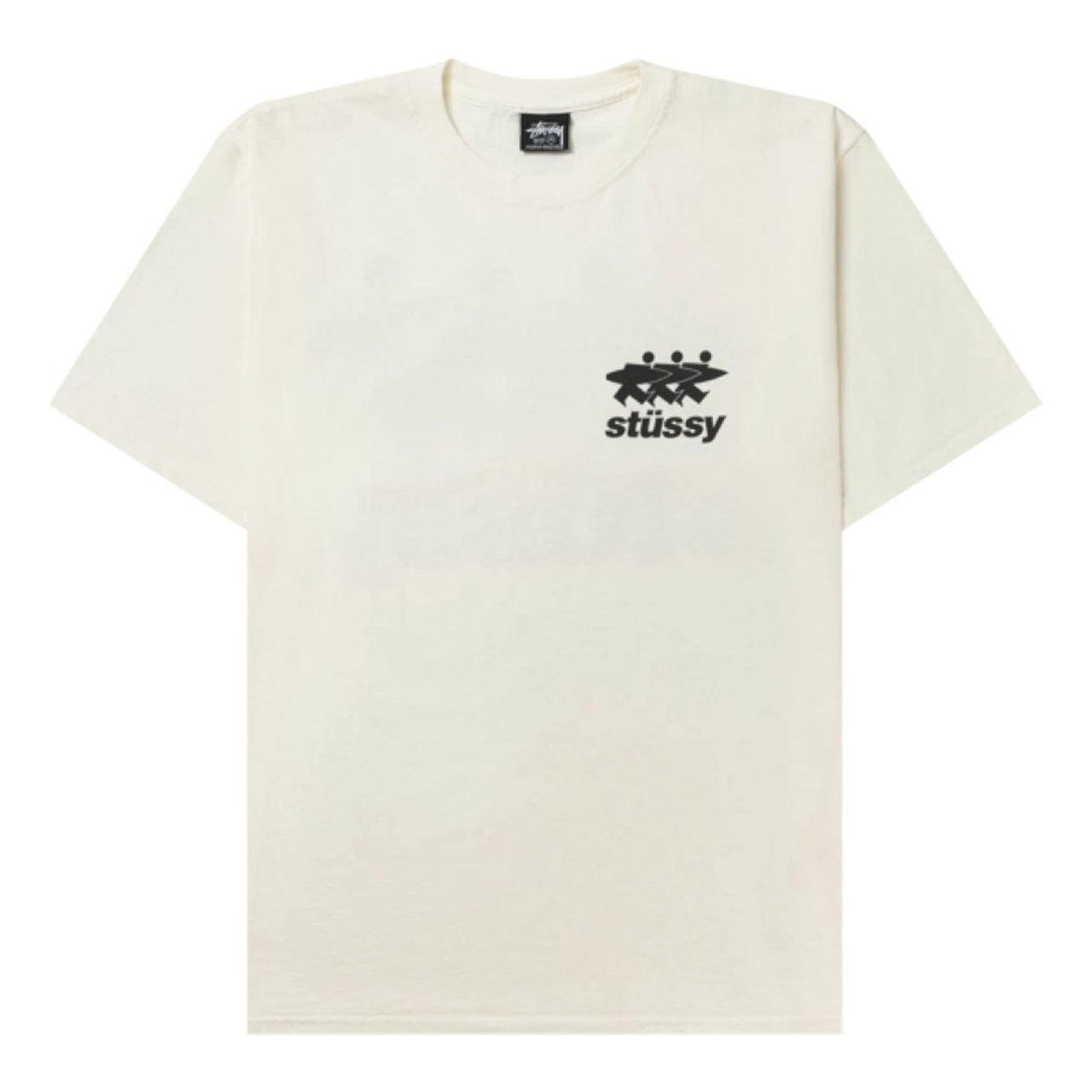 Stussy Surfwalk Pigment Dyed T-Shirt 'Natural' 1905063-WHIT