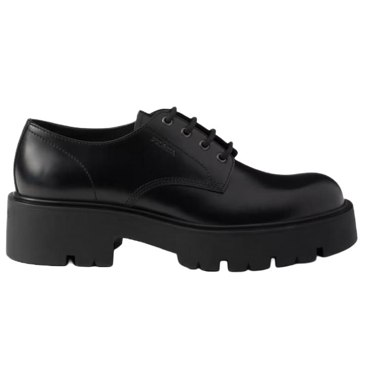 PRADA Casual Single Shoes 6cm Men's Black