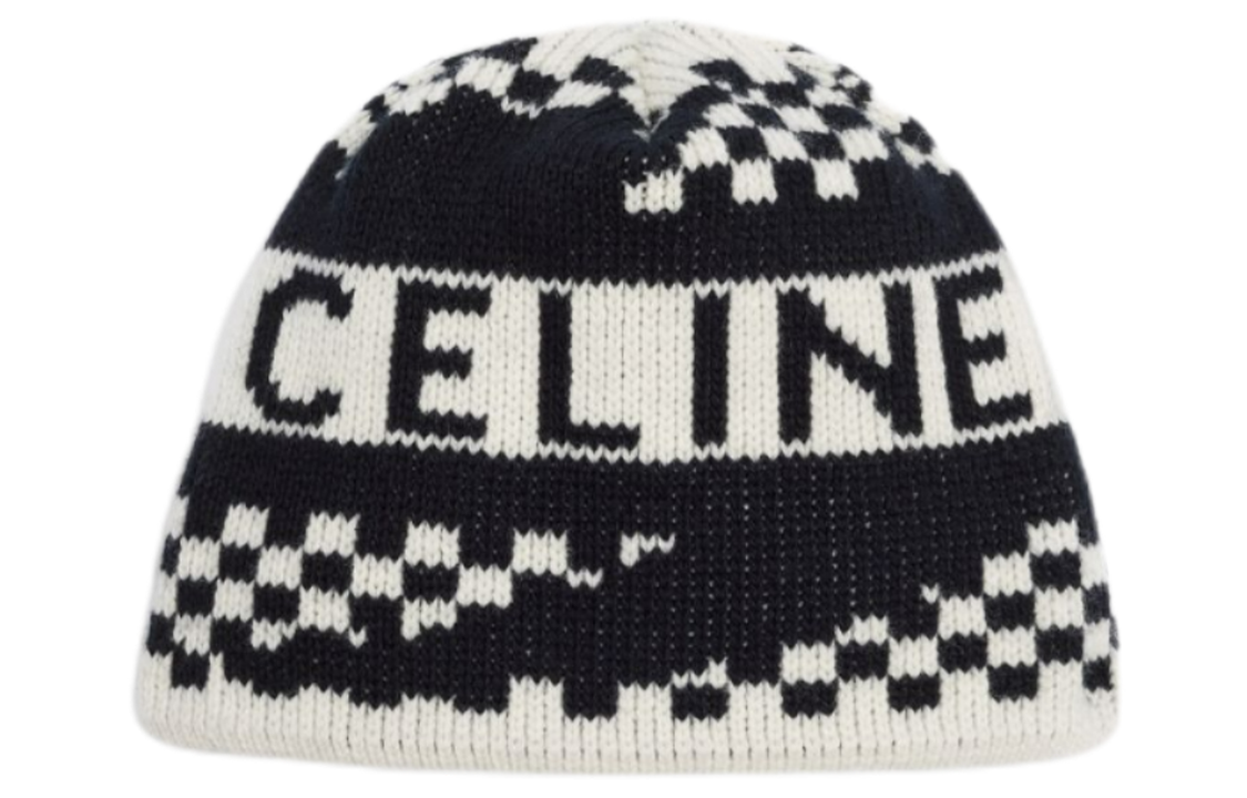 CELINE Beanies Men Black/White