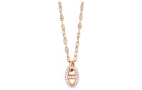 HERMES Farandole 18K Rose Gold Necklaces Women's