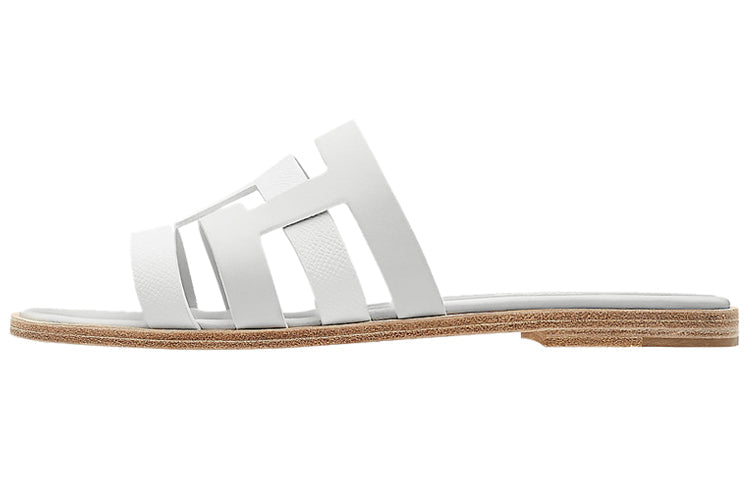 HERMES Amore Stylish Sandals Women's White