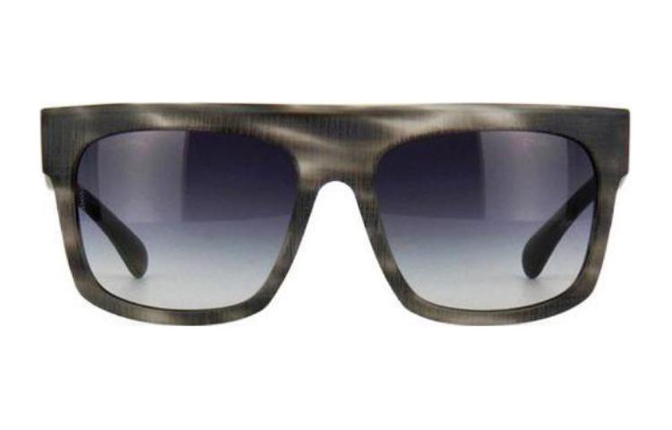 CHANEL - Irregular Shape Sunglasses Women's Gray