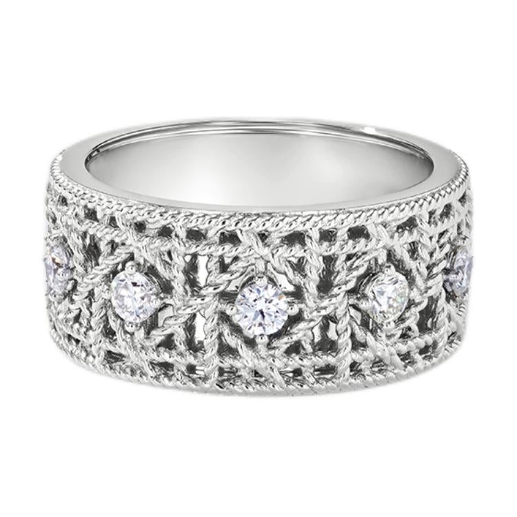 DIOR Diamond 0.60 Ct Rings Unisex White