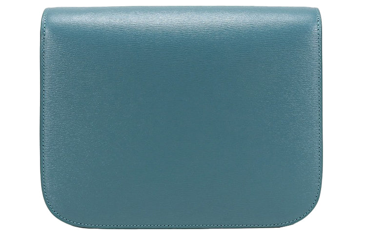 CELINE Classic Bo Softwood Grain Cow Leather Tofu Bag Small Square Bag Crossbody Bag Shoulder Bag Women's Prussian Blue