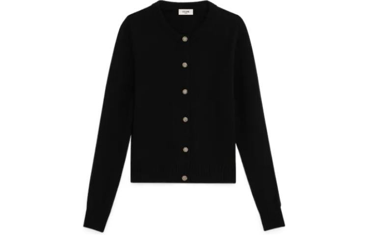 CELINE Cashmere Sweaters Women's Black