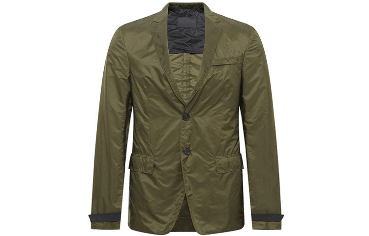 PRADA Business Suits Coats Men's Green