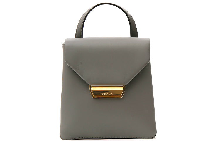 PRADA Cow Leather Backpack Women's Marble Color