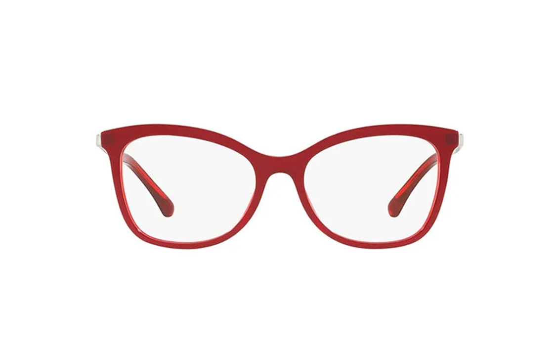 CHANEL - Square Eyeglass Frames Unisex Red