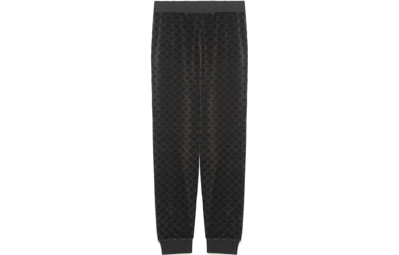 CELINE SS22 Knitted Sports Pants Women's Brown