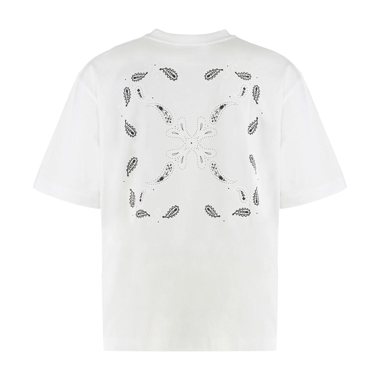 Off-White Bandana Arrow Skate Short Sleeve T-Shirt 'White' 44MAA120G5J00O0110