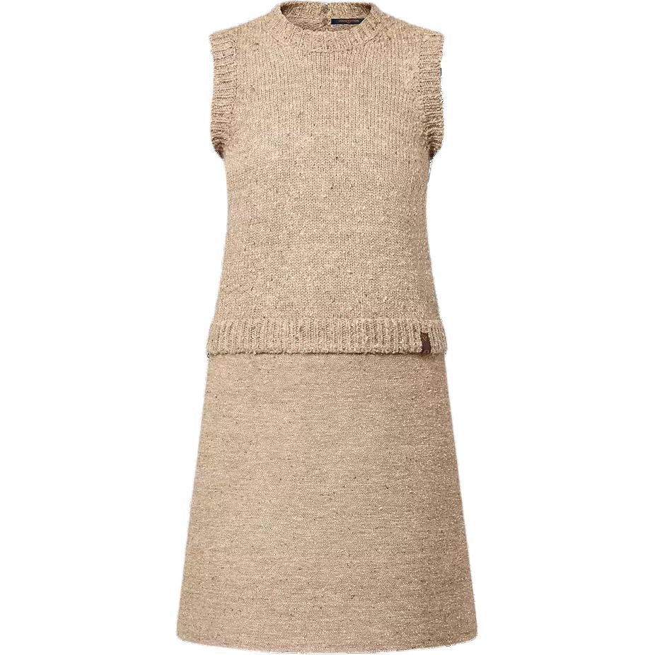 LOUIS VUITTON Silk Knit Dress