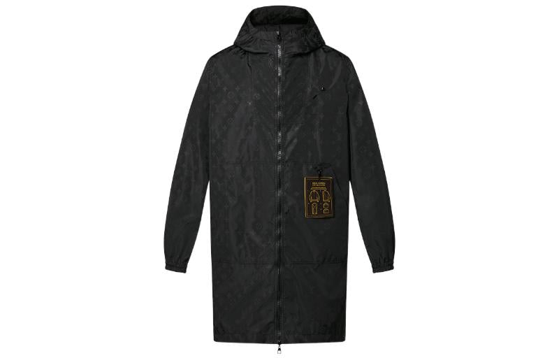 LOUIS VUITTON Monogram Mid-Length Nylon Windbreaker