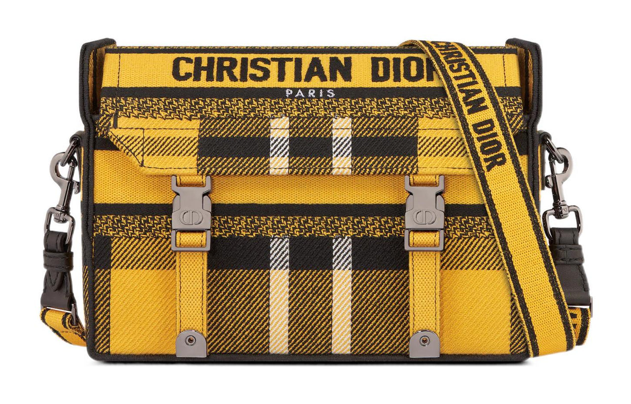 DIOR DiorCamp Embroidery Crossbody Bag Small Size Women's