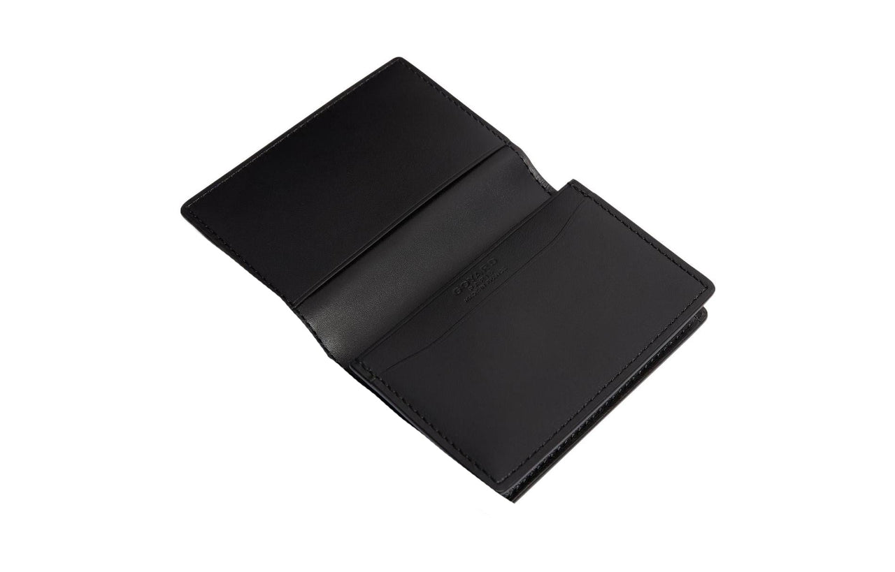 GOYARD MALESHERBES Canvas With Leather Card Holder Unisex Black