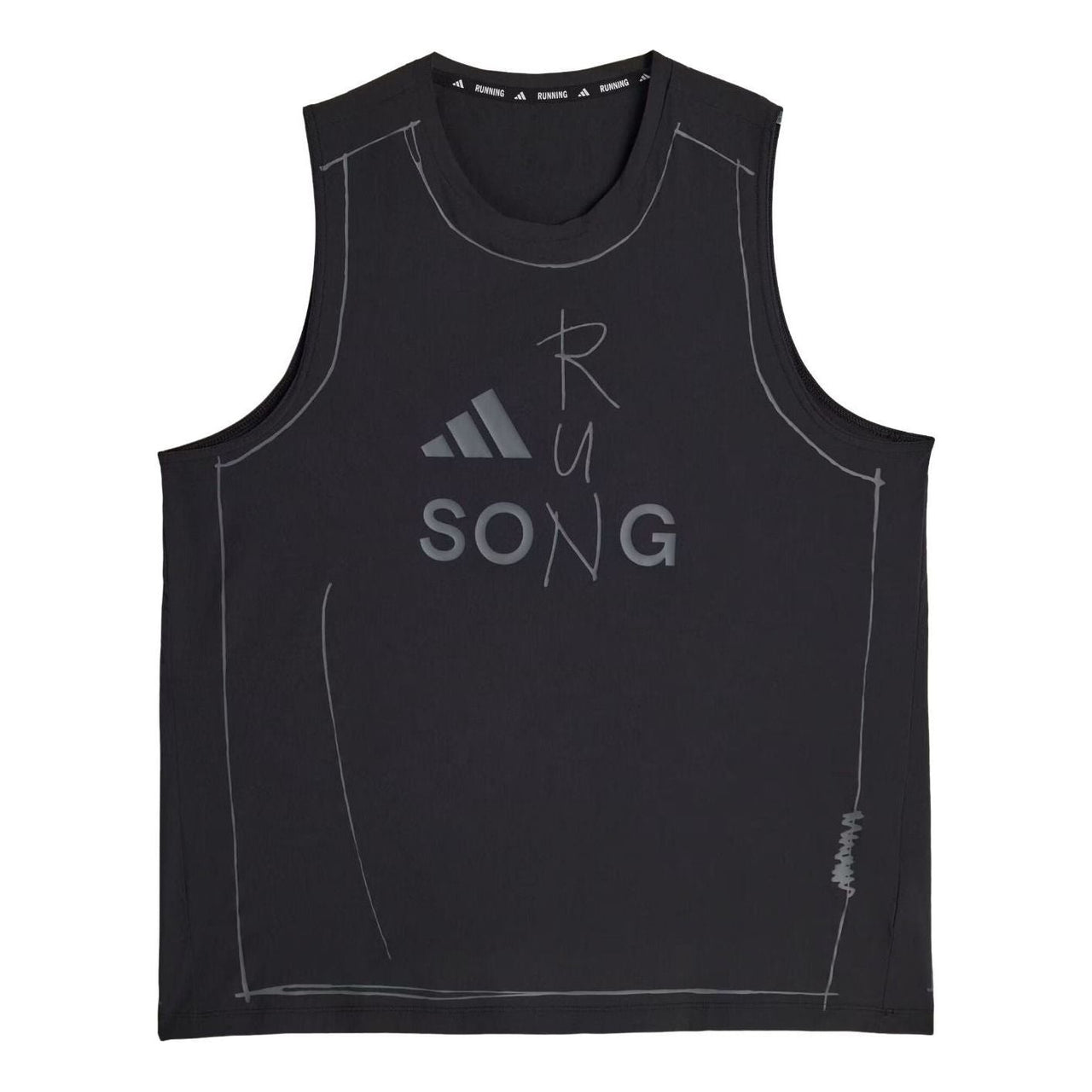 (WMNS) adidas x SFTM adi365 Running Tank Top 'Black' KT0776