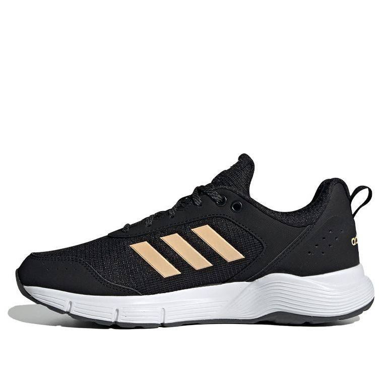 (WMNS) adidas neo Fluidcloud Neutral 'Black Yellow' FU6936
