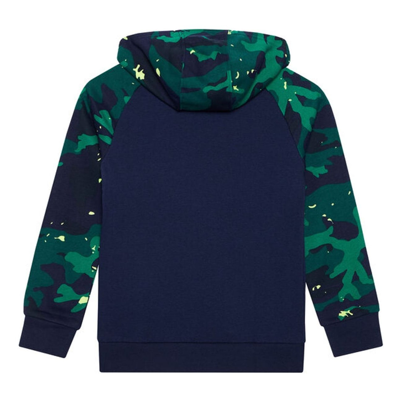 (GS) adidas Camo-Print Hoodie 'Blue Green Yellow' H20312