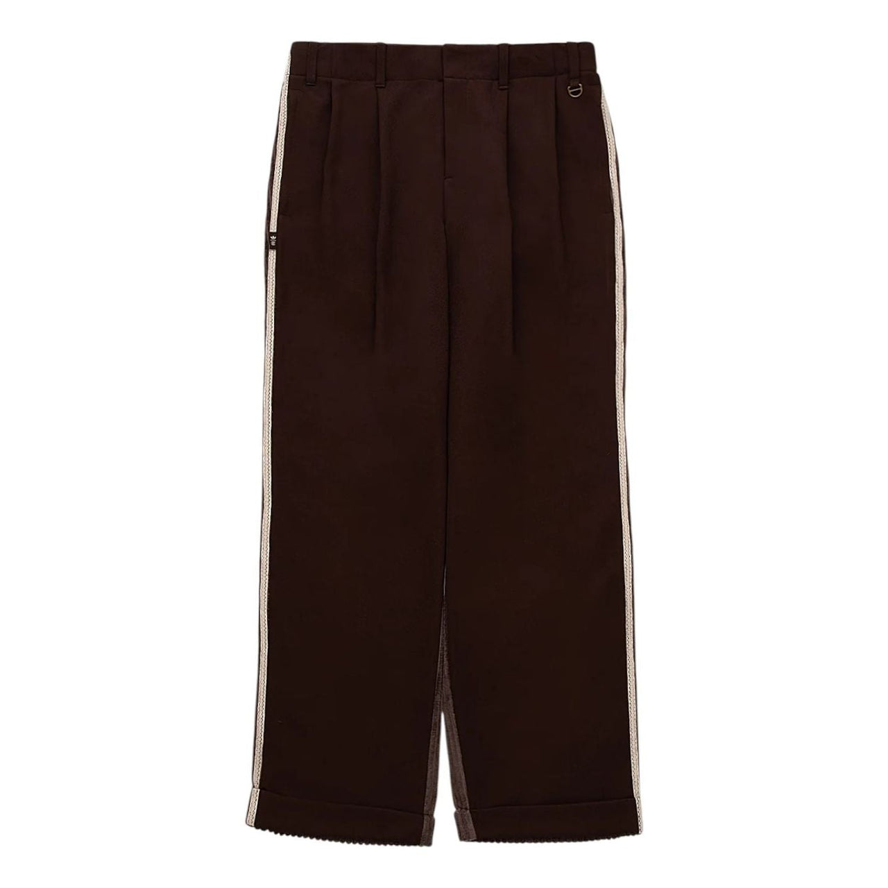 adidas x CLOT Suit Pant Asia Sizing 'Dark Brown' JM2829