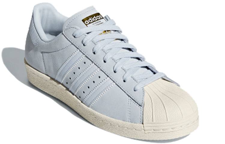 (WMNS) adidas originals Superstar 80s 'Light Blue' B41520