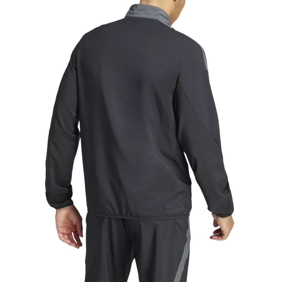 adidas Tiro 24 Competition Presentation Track Top Asia Sizing 'Black Grey' IP5596