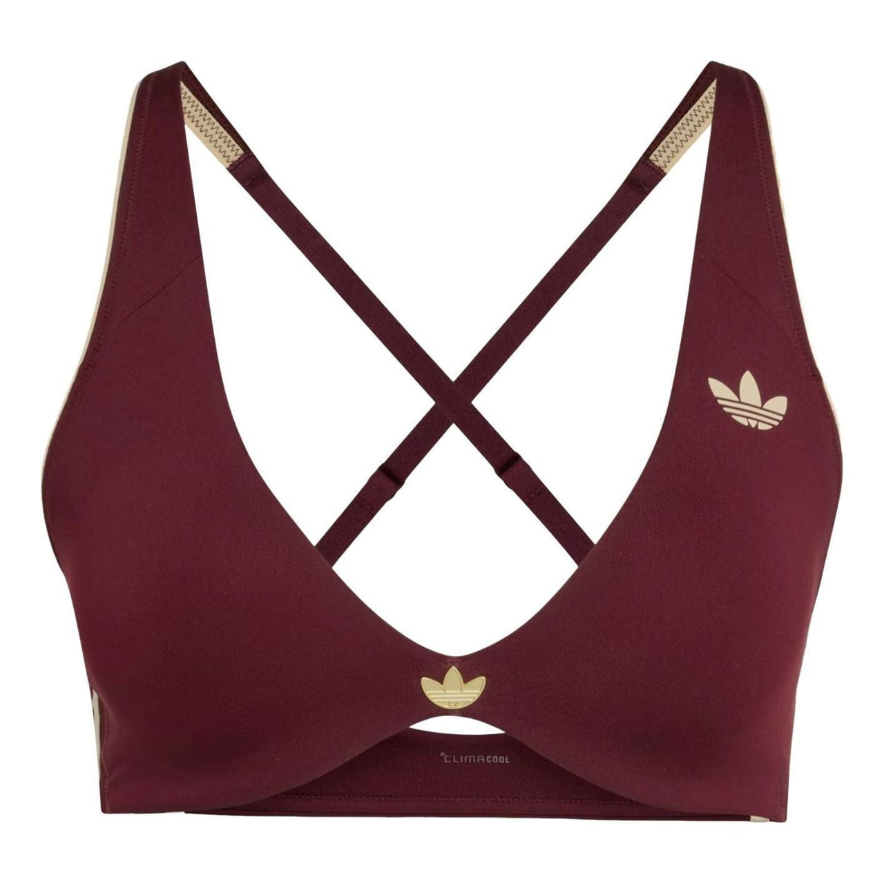 (WMNS) adidas Sport Light Support Bra Asia Sizing 'Maroon' KT6955