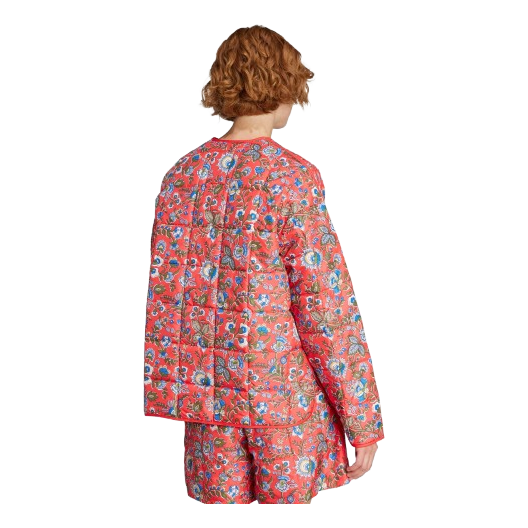 (WMNS) adidas x Liberty Quilted Jacket 'Red' JW5198
