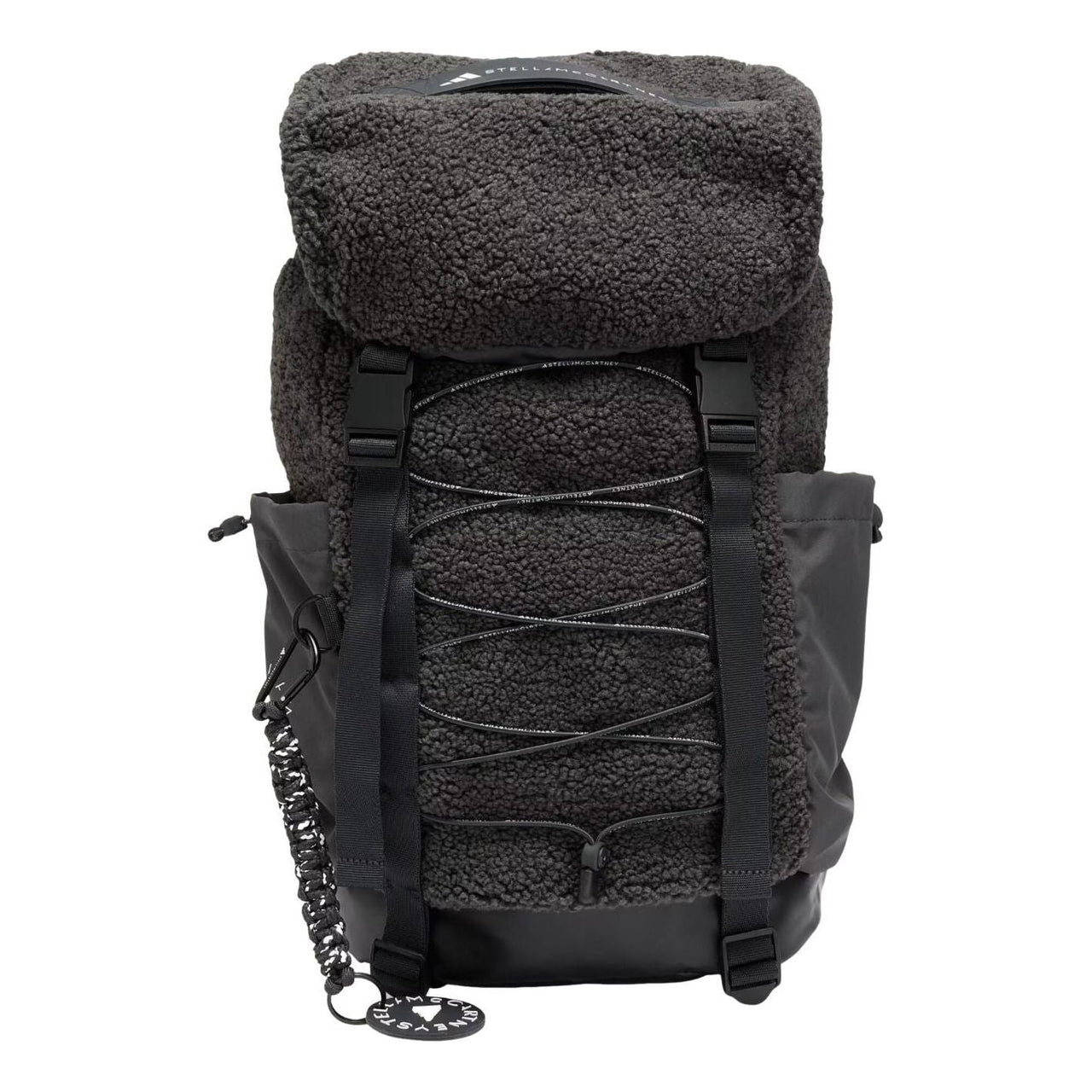 (WMNS) adidas x Stella McCartney Backpack Fleece 'Museum Orbit Grey' KS3060