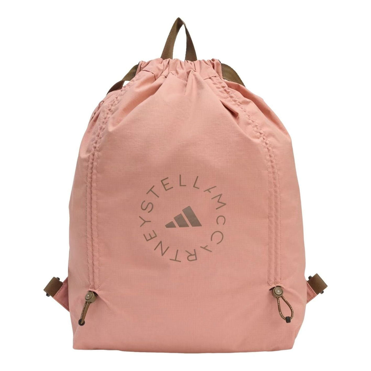 (WMNS) adidas x Stella McCartney Gym Sack 'Light Rosewood Brown Moss' JY4198