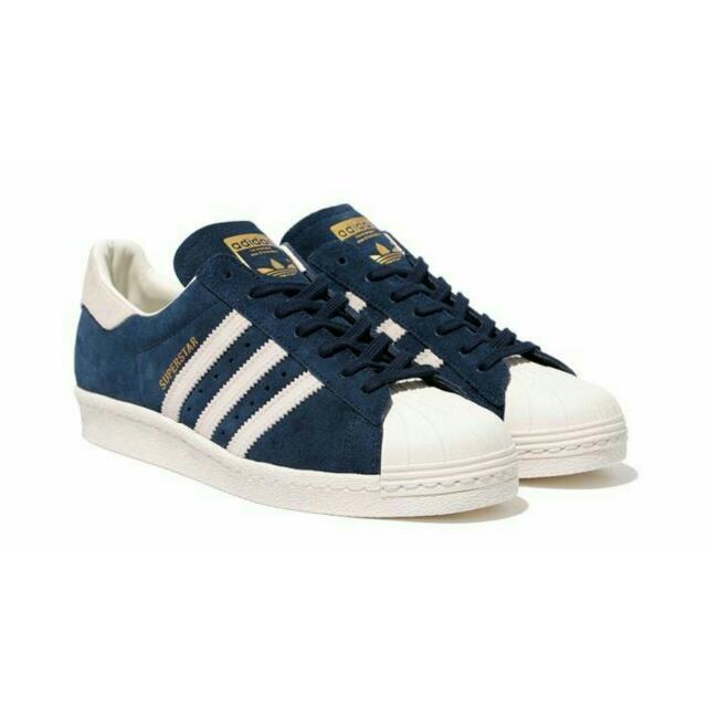 adidas Originals Beauty & Youth x Superstar 80s Shoes 'Navy White' AQ5351