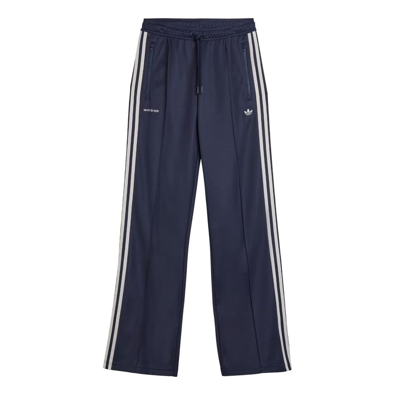 (WMNS) adidas x Sporty & Rich Trackpants Asia Sizing 'Night Navy' JN5332