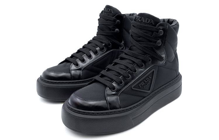 PRADA Casual Skateboard Shoes Men's Black